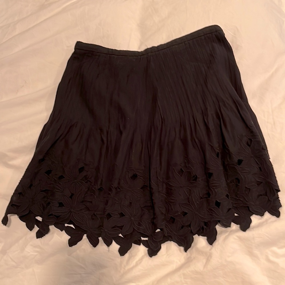 J.Crew black mini skirt